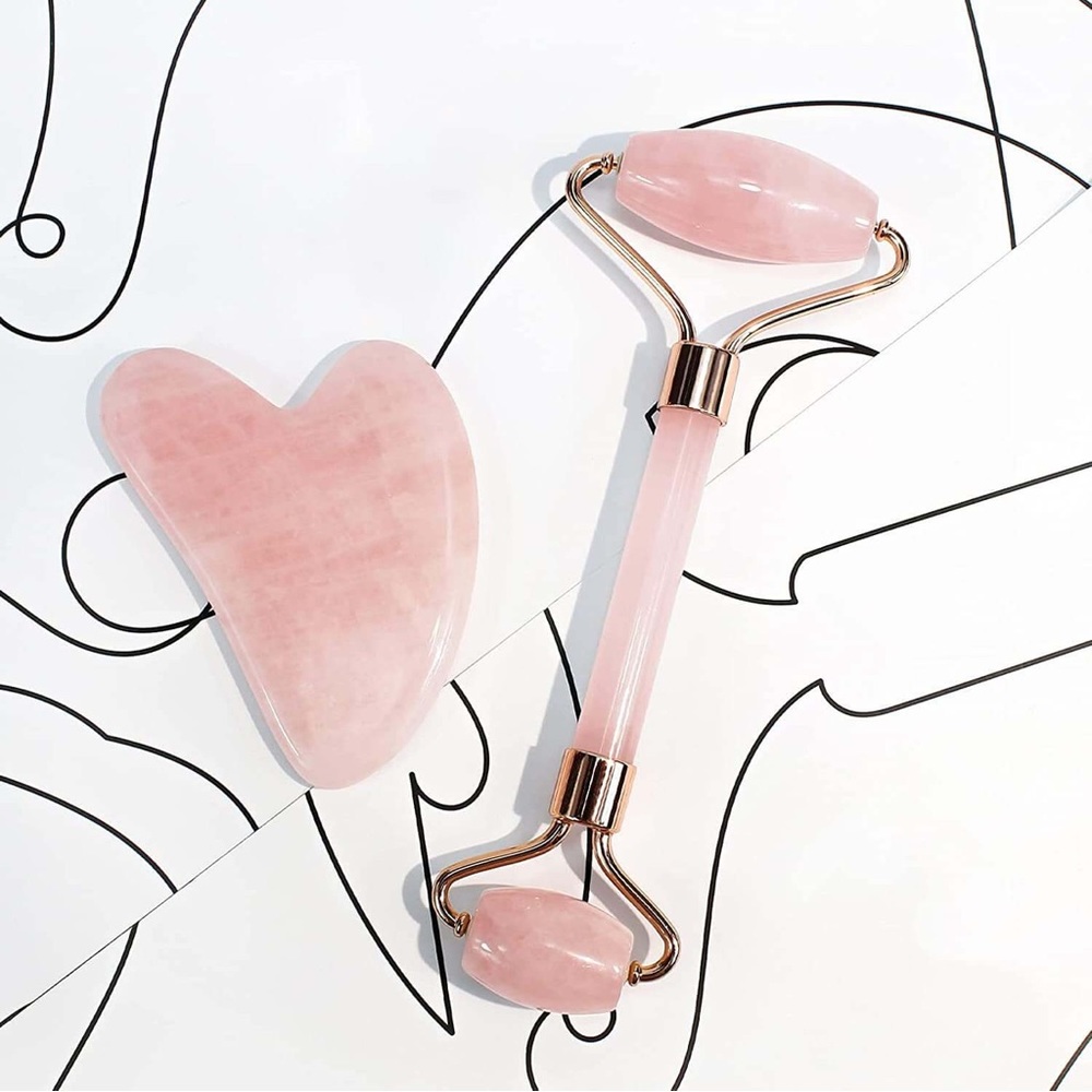 BAIMEI | Jade Roller & Gua Sha Stone